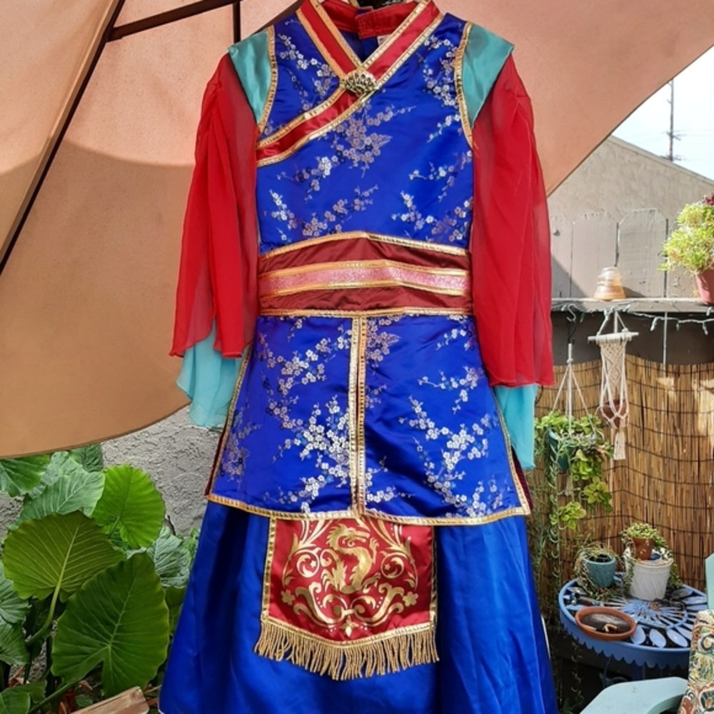 Disney girls Mulan Halloween costume